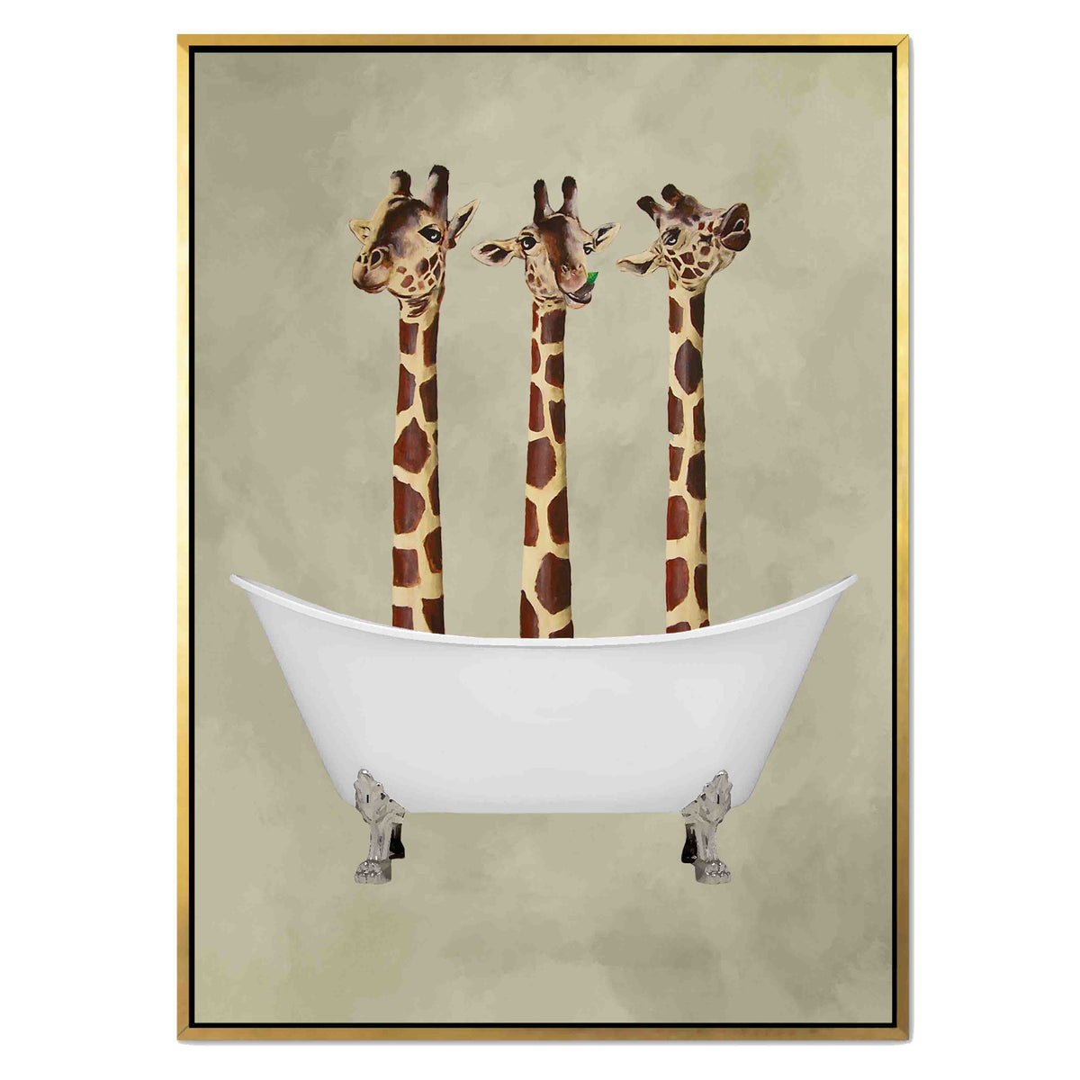 Hartley Axis Giraffe Canvas Wall Art — gallery image 30