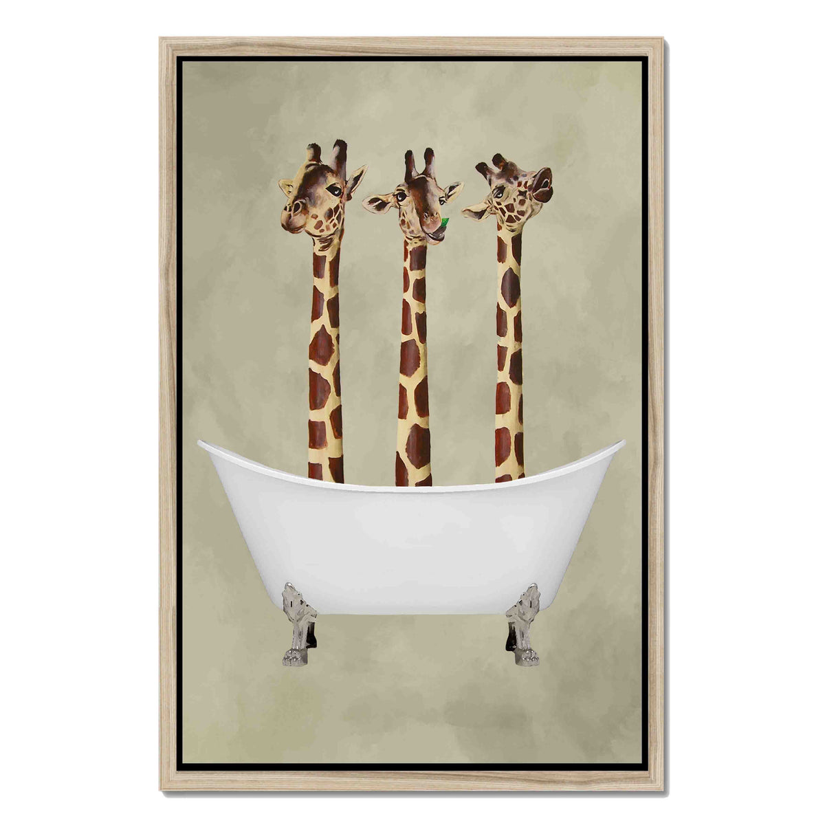 Hartley Axis Giraffe Canvas Wall Art — gallery image 38