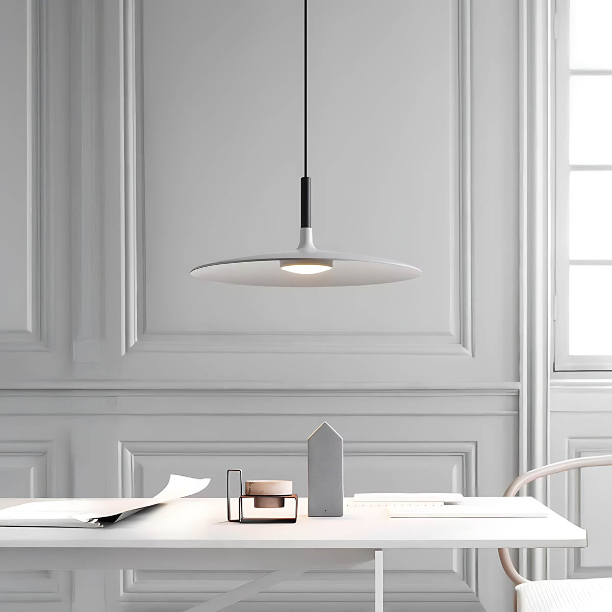 Asterwood Frame Acrylic Pendant Light — gallery image 11