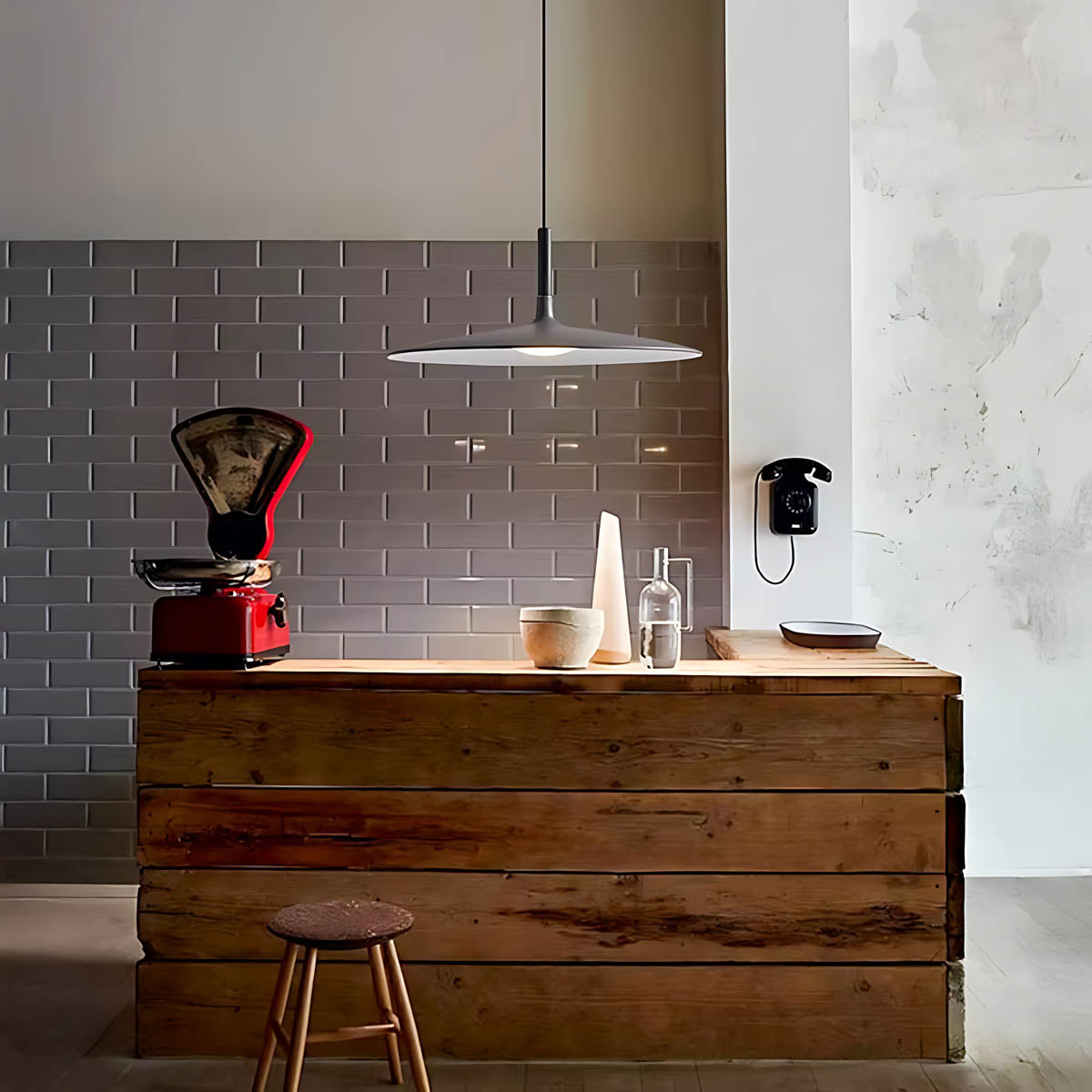 Asterwood Frame Acrylic Pendant Light — gallery image 13