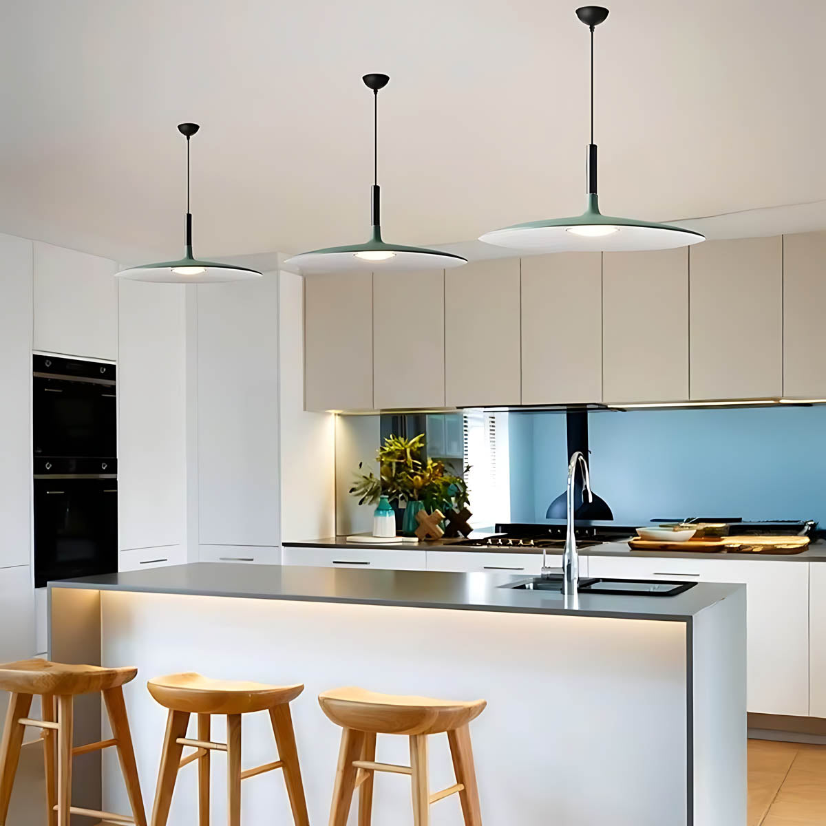 Asterwood Frame Acrylic Pendant Light — gallery image 7