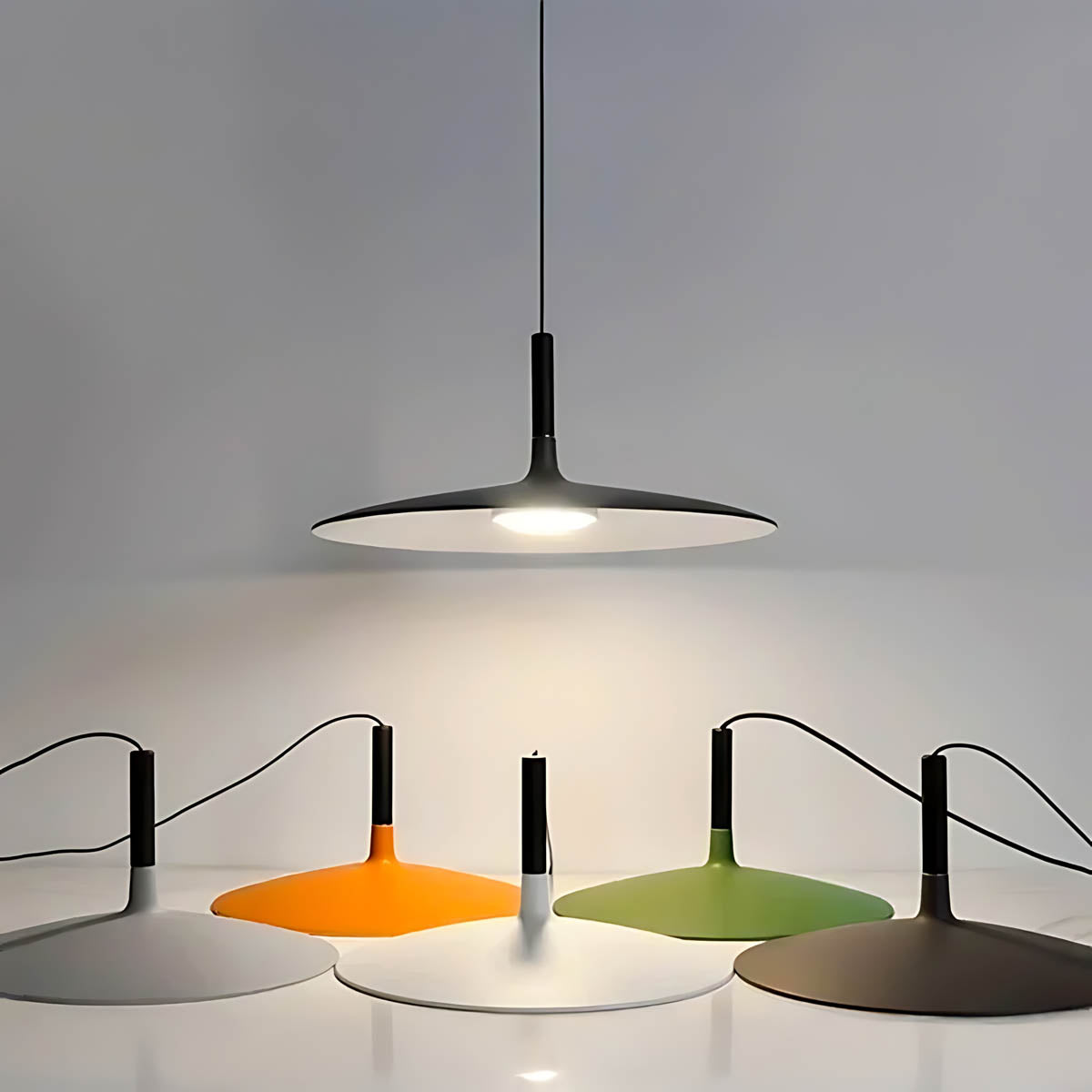Asterwood Frame Acrylic Pendant Light — gallery image 14