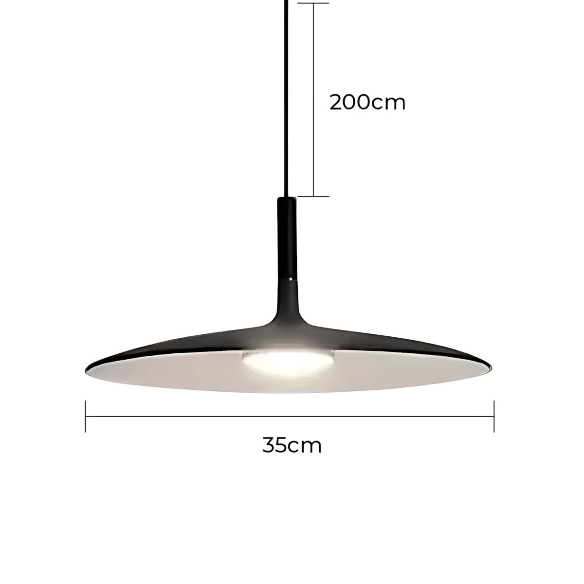 Asterwood Frame Acrylic Pendant Light — gallery image 19
