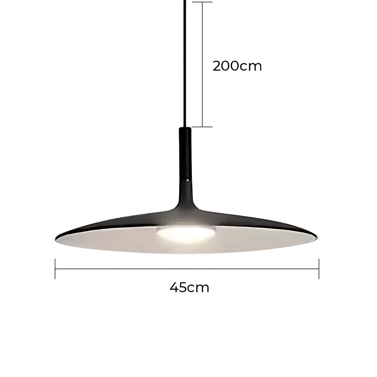 Asterwood Frame Acrylic Pendant Light — gallery image 20