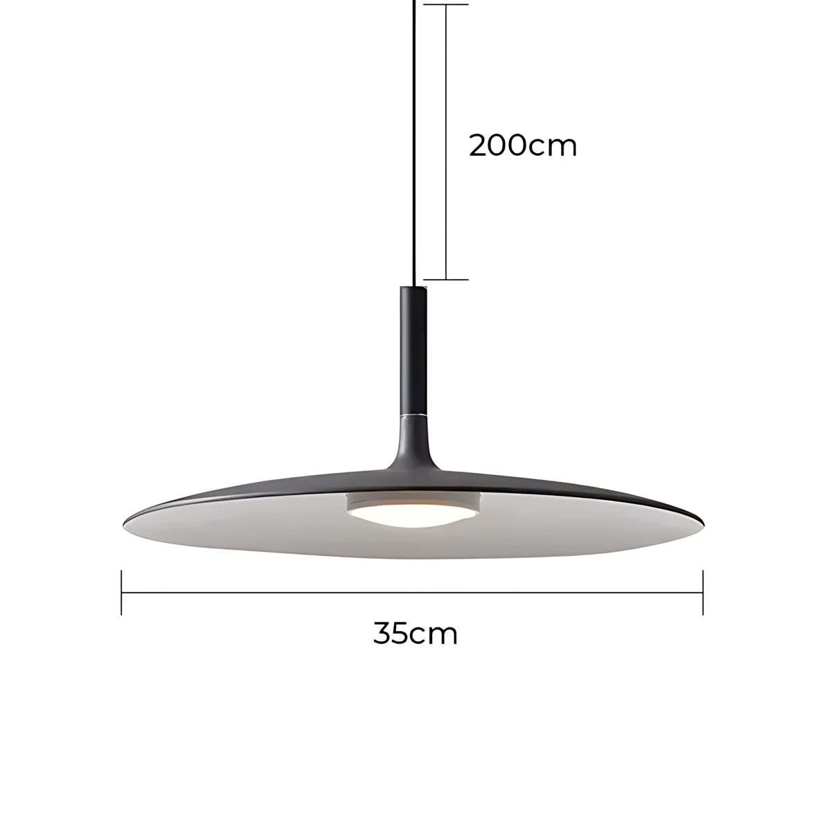 Asterwood Frame Acrylic Pendant Light — gallery image 22