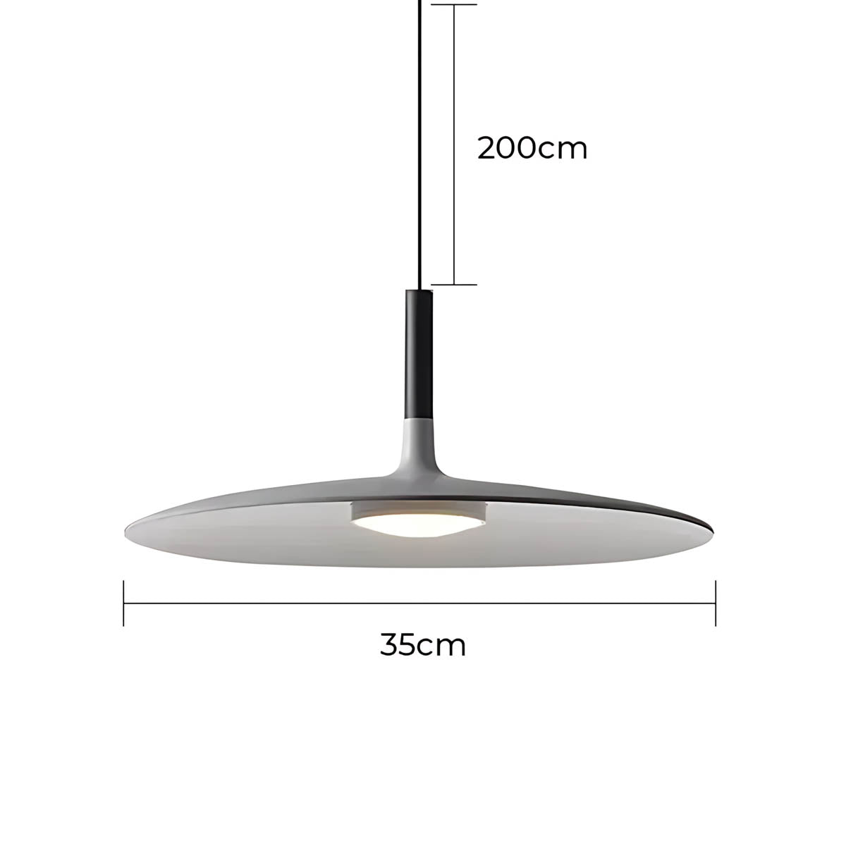 Asterwood Frame Acrylic Pendant Light — gallery image 25