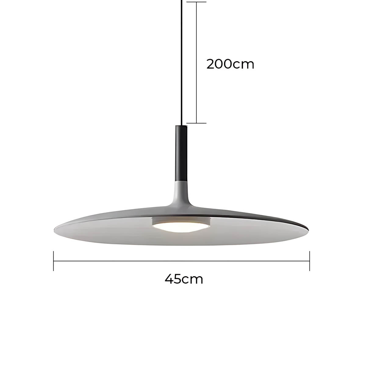 Asterwood Frame Acrylic Pendant Light — gallery image 26