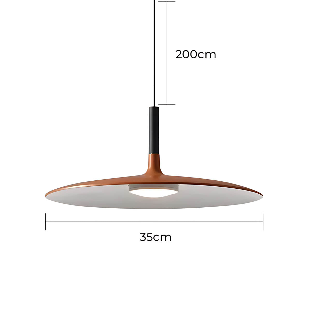 Asterwood Frame Acrylic Pendant Light — gallery image 34