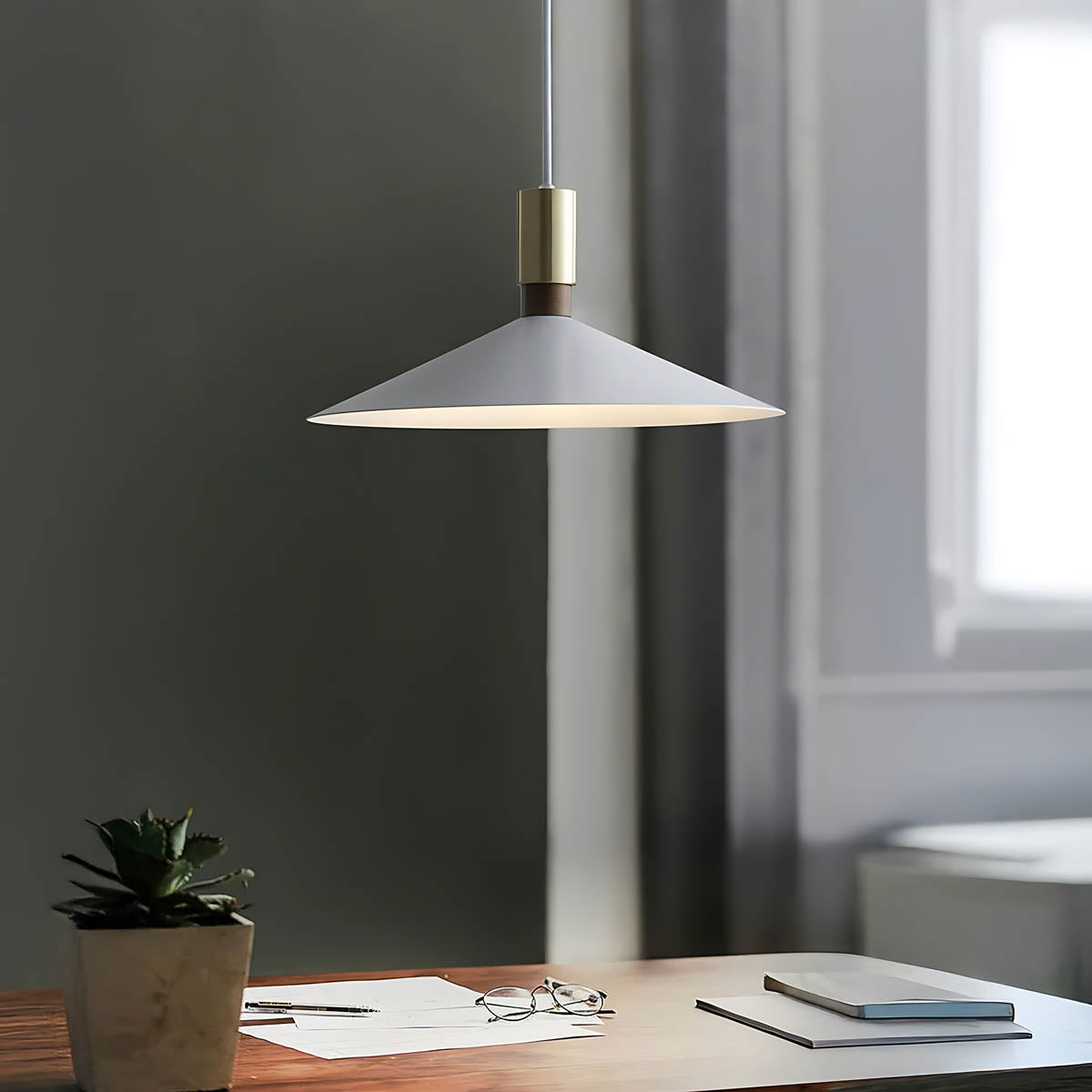 Thornfield Frame Iron Pendant Light — gallery image 7