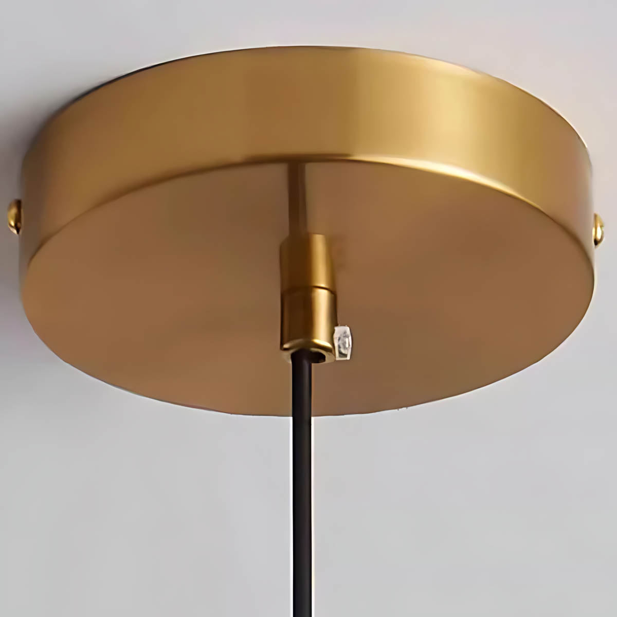 Elmwood Frame Iron Pendant Light — gallery image 15