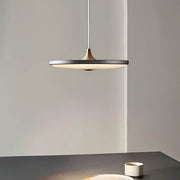 Beechwood Frame Aluminum Pendant Light — gallery image 6