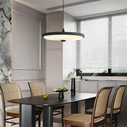 Beechwood Frame Aluminum Pendant Light — gallery image 11