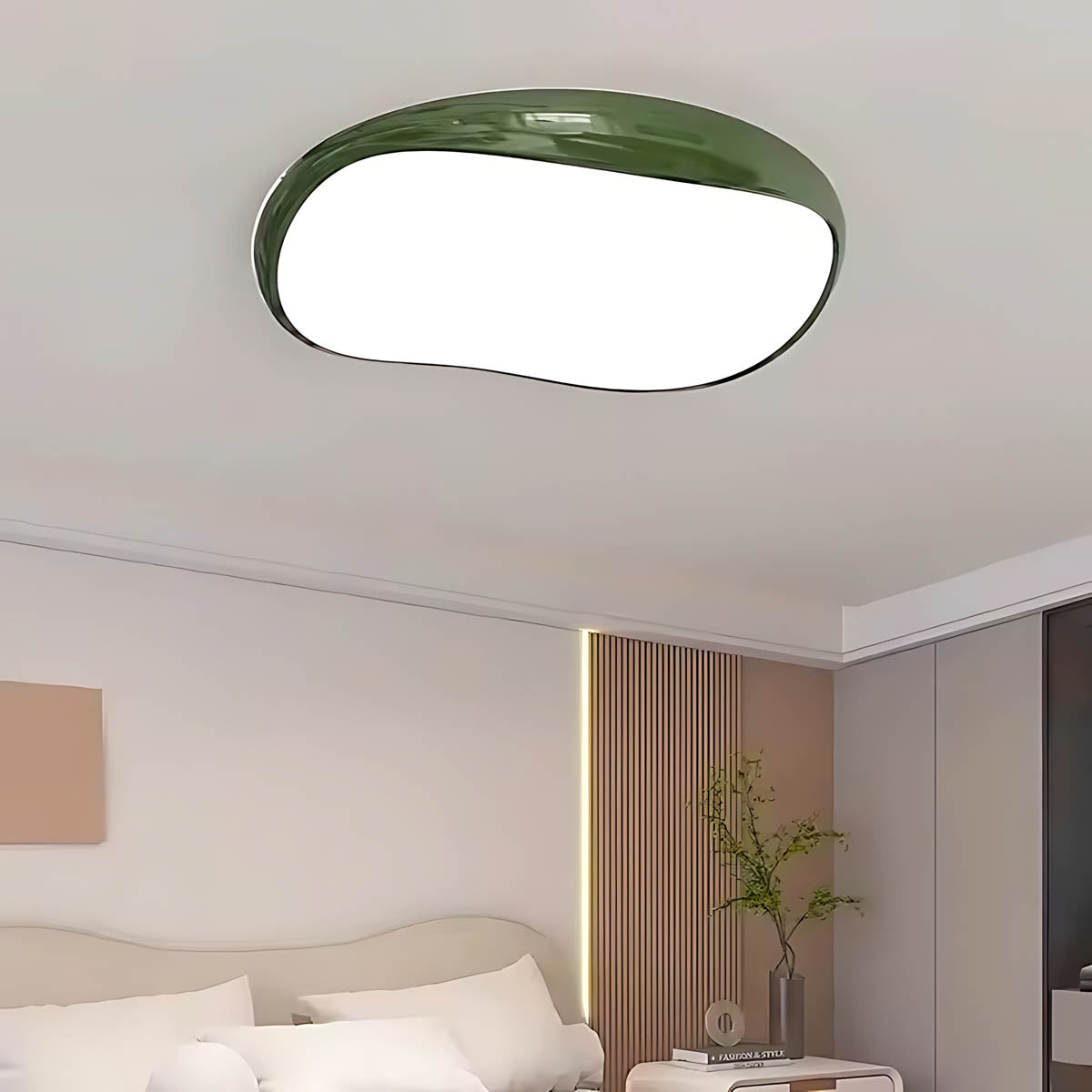 Bayberry Frame Acrylic Pebble Ceiling Light — gallery image 13