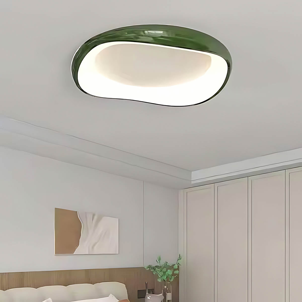 Bayberry Frame Acrylic Pebble Ceiling Light — gallery image 17