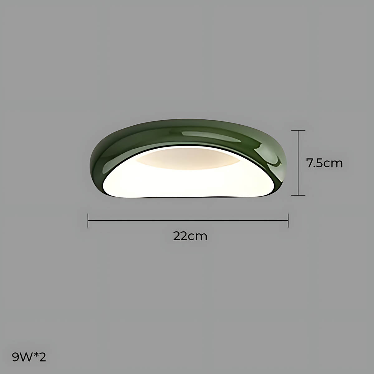 Bayberry Frame Acrylic Pebble Ceiling Light — gallery image 20