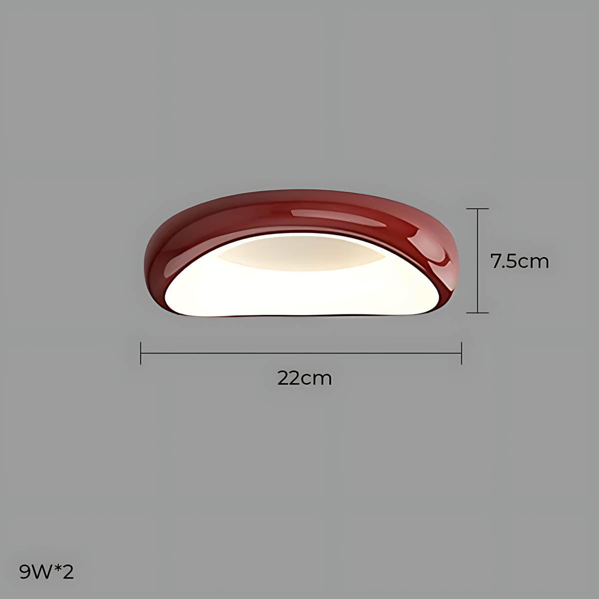 Bayberry Frame Acrylic Pebble Ceiling Light — gallery image 21