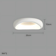 Bayberry Frame Acrylic Pebble Ceiling Light — gallery image 22