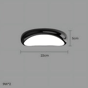 Bayberry Frame Acrylic Pebble Ceiling Light — gallery image 25