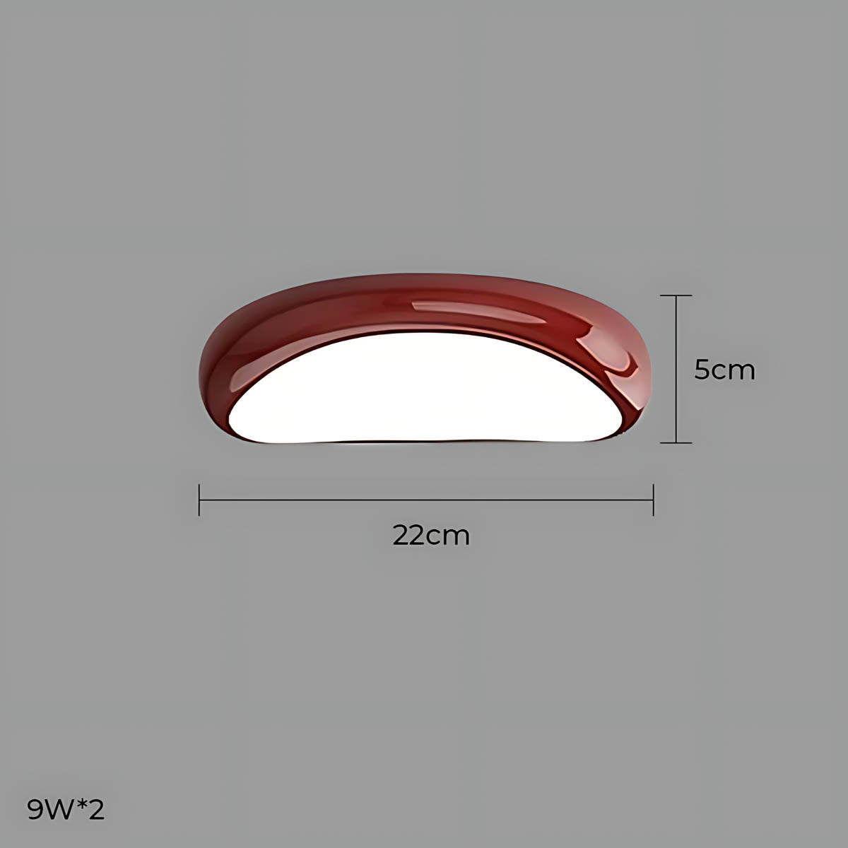 Bayberry Frame Acrylic Pebble Ceiling Light — gallery image 27
