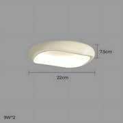Bayberry Frame Acrylic Pebble Ceiling Light — gallery image 30