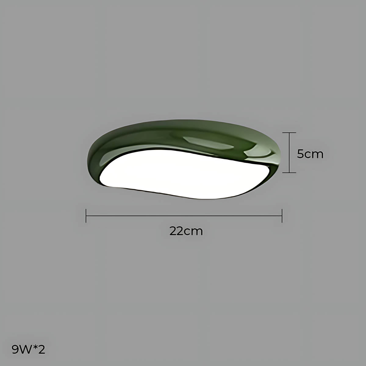 Bayberry Frame Acrylic Pebble Ceiling Light — gallery image 38