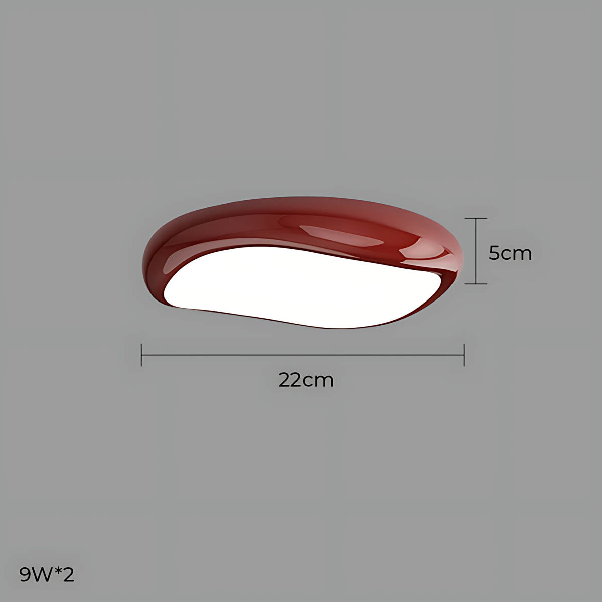 Bayberry Frame Acrylic Pebble Ceiling Light — gallery image 39