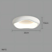 Bayberry Frame Acrylic Pebble Ceiling Light — gallery image 46