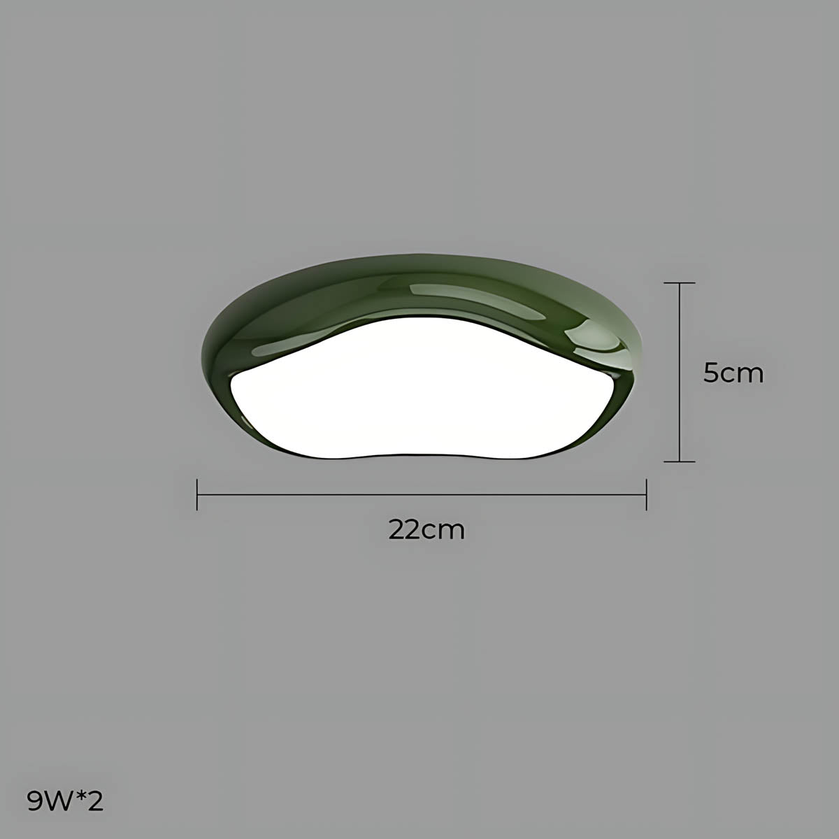 Bayberry Frame Acrylic Pebble Ceiling Light — gallery image 50
