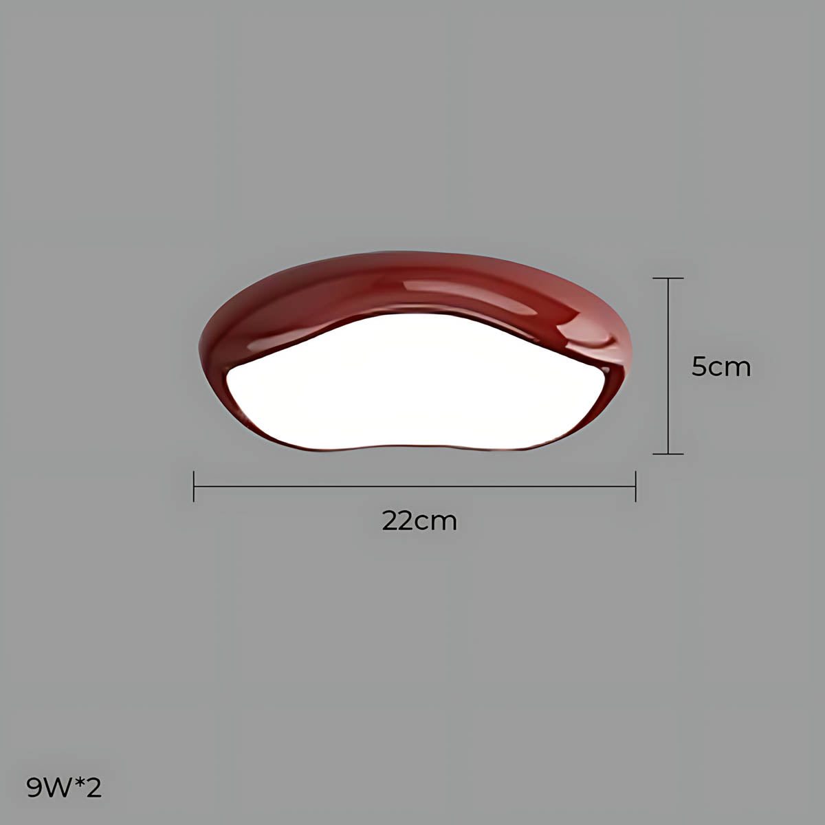 Bayberry Frame Acrylic Pebble Ceiling Light — gallery image 51