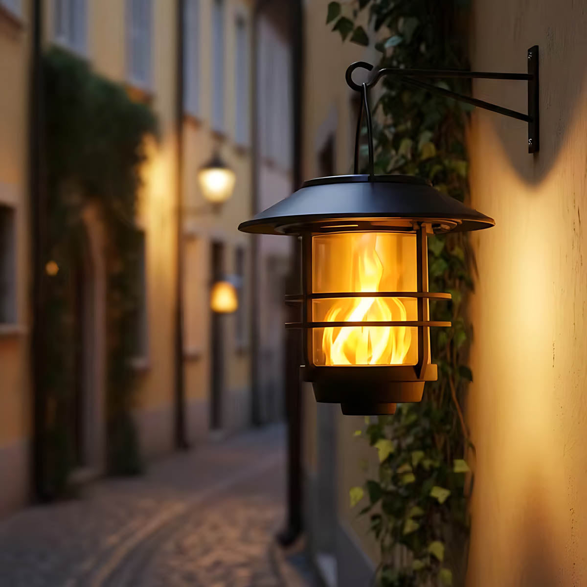 Kingsley Frame Glass Lantern Outdoor Wall Light — gallery image 7