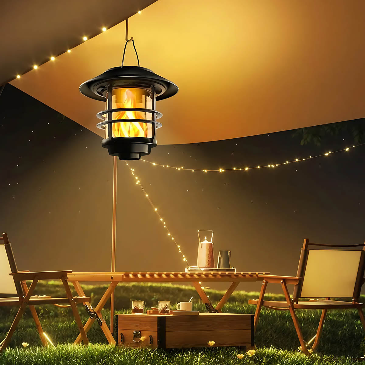 Kingsley Frame Glass Lantern Outdoor Wall Light — gallery image 5