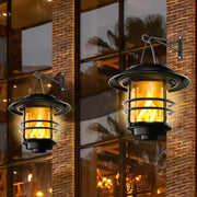 Kingsley Frame Glass Lantern Outdoor Wall Light — gallery image 9
