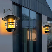 Kingsley Frame Glass Lantern Outdoor Wall Light — gallery image 13