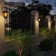 Kingsley Frame Glass Lantern Outdoor Wall Light — gallery image 15