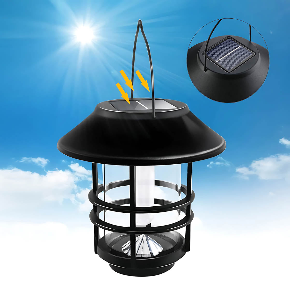 Kingsley Frame Glass Lantern Outdoor Wall Light — gallery image 18