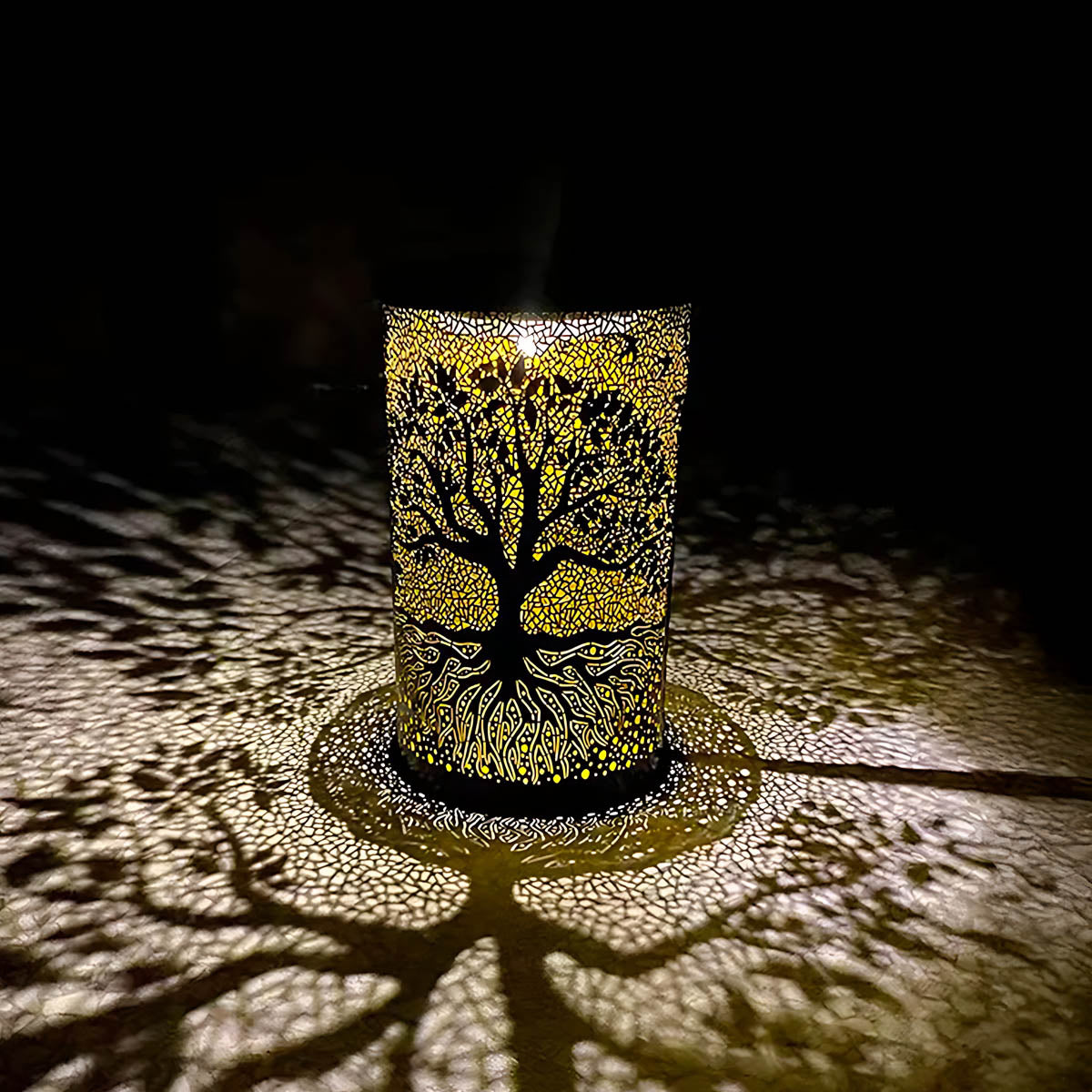 Fielding Frame Iron Lantern Table Lamp — gallery image 7