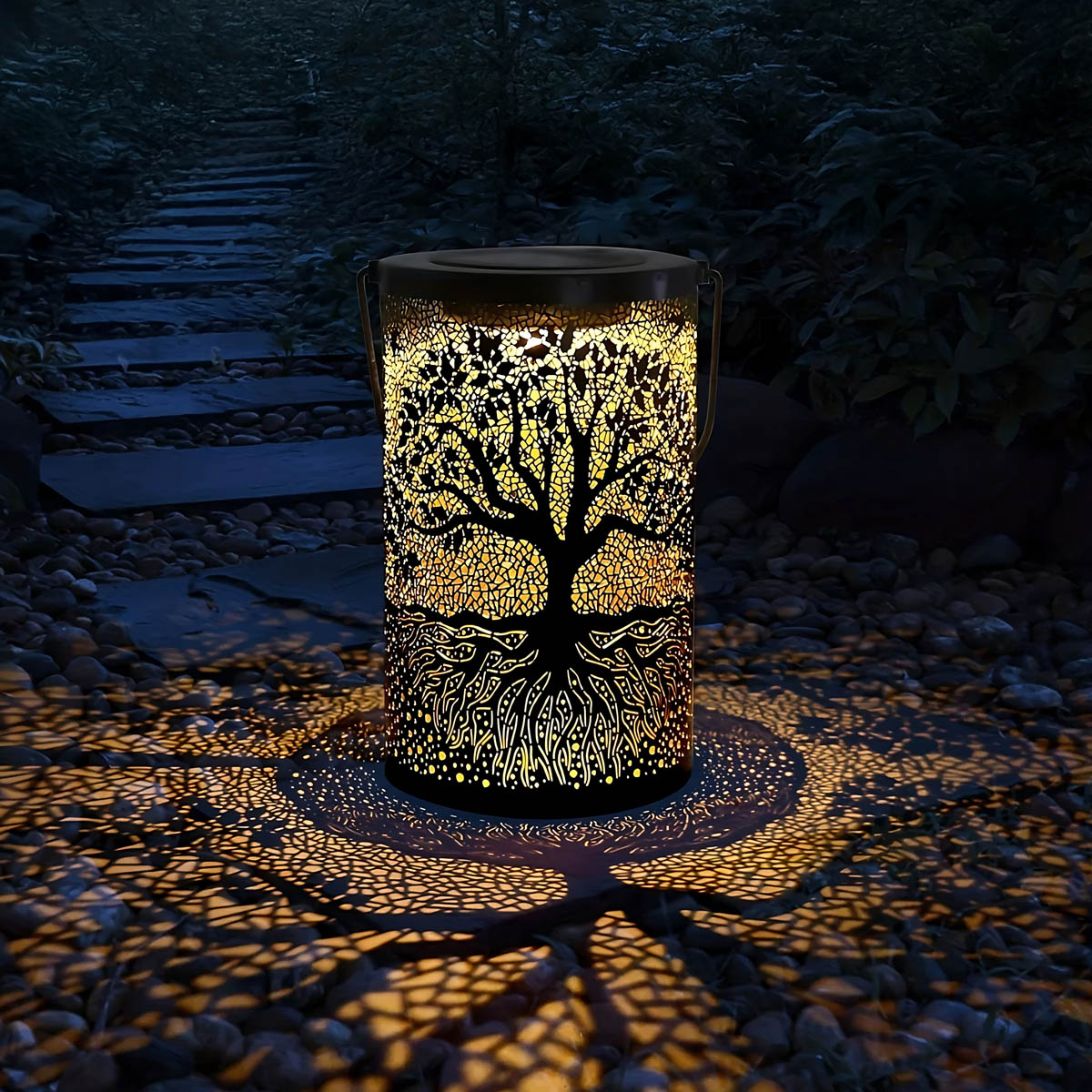 Fielding Frame Iron Lantern Table Lamp — gallery image 13