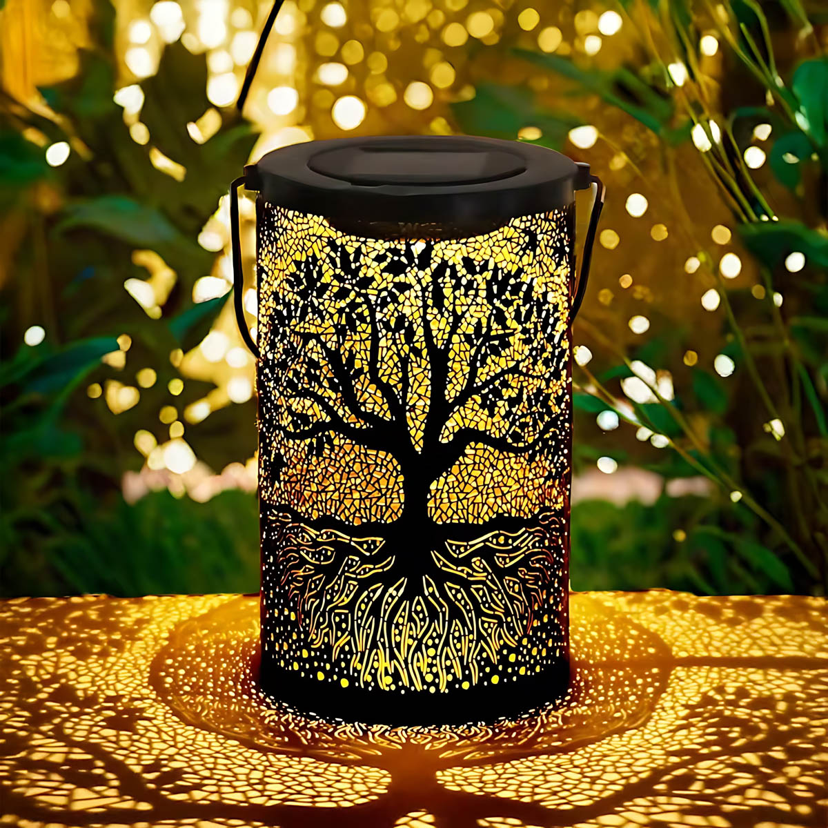 Fielding Frame Iron Lantern Table Lamp — gallery image 2