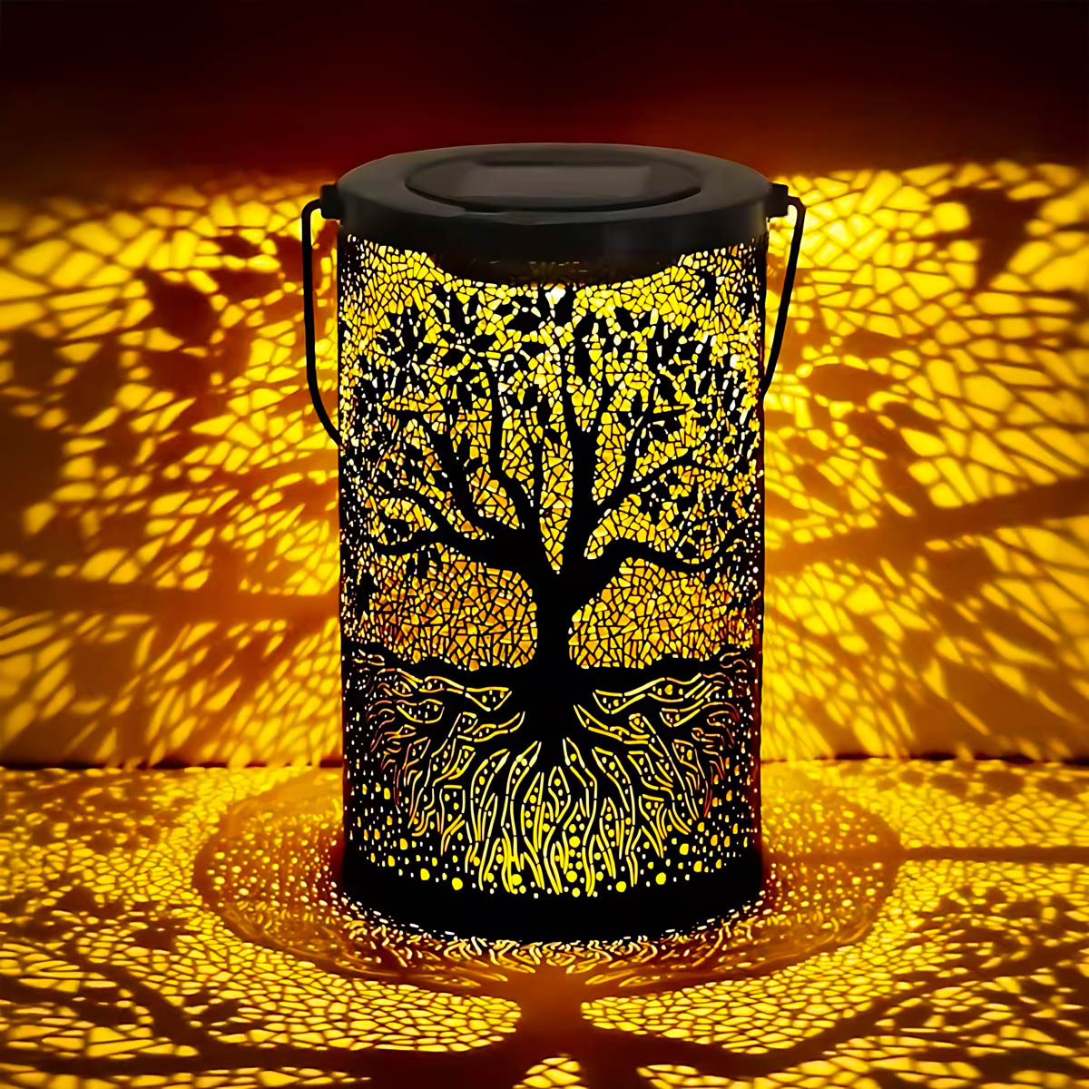 Fielding Frame Iron Lantern Table Lamp — gallery image 3