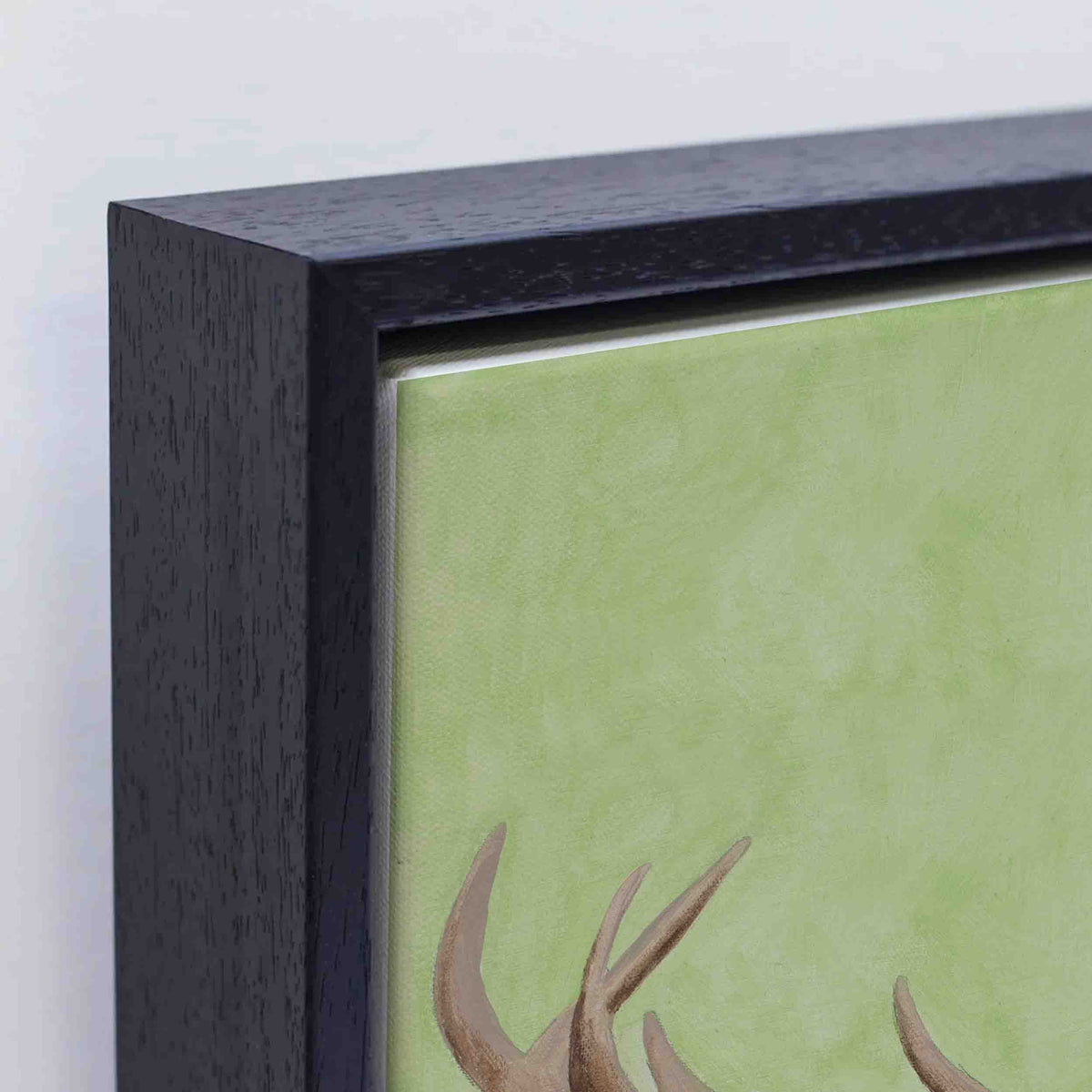 Wildwood Frame Deer Canvas Wall Art — gallery image 11