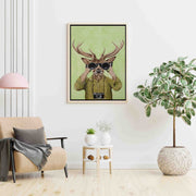 Wildwood Frame Deer Canvas Wall Art — gallery image 7