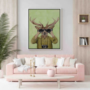 Wildwood Frame Deer Canvas Wall Art — gallery image 8