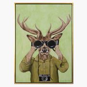 Wildwood Frame Deer Canvas Wall Art — gallery image 1