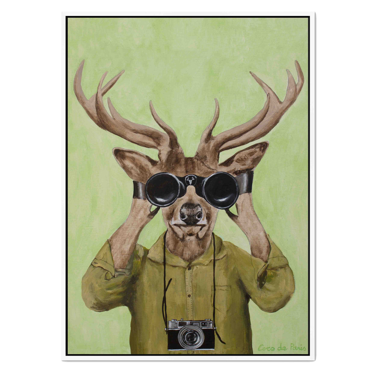 Wildwood Frame Deer Canvas Wall Art — gallery image 34