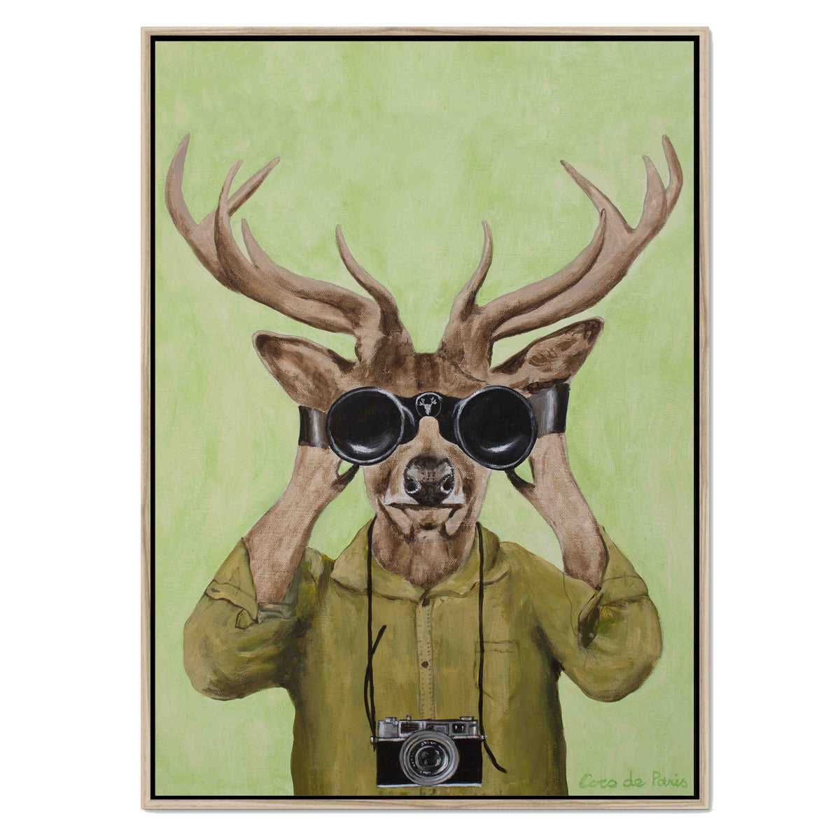 Wildwood Frame Deer Canvas Wall Art — gallery image 26