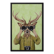 Wildwood Frame Deer Canvas Wall Art — gallery image 19