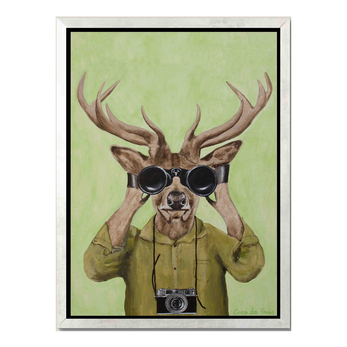 Wildwood Frame Deer Canvas Wall Art — gallery image 30