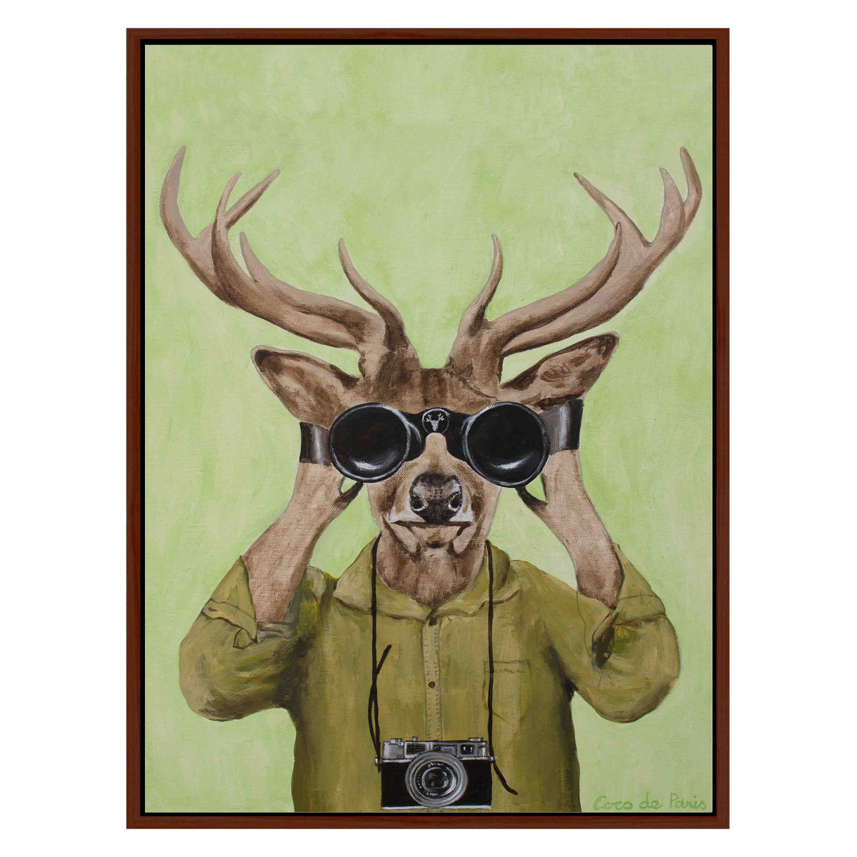 Wildwood Frame Deer Canvas Wall Art — gallery image 40