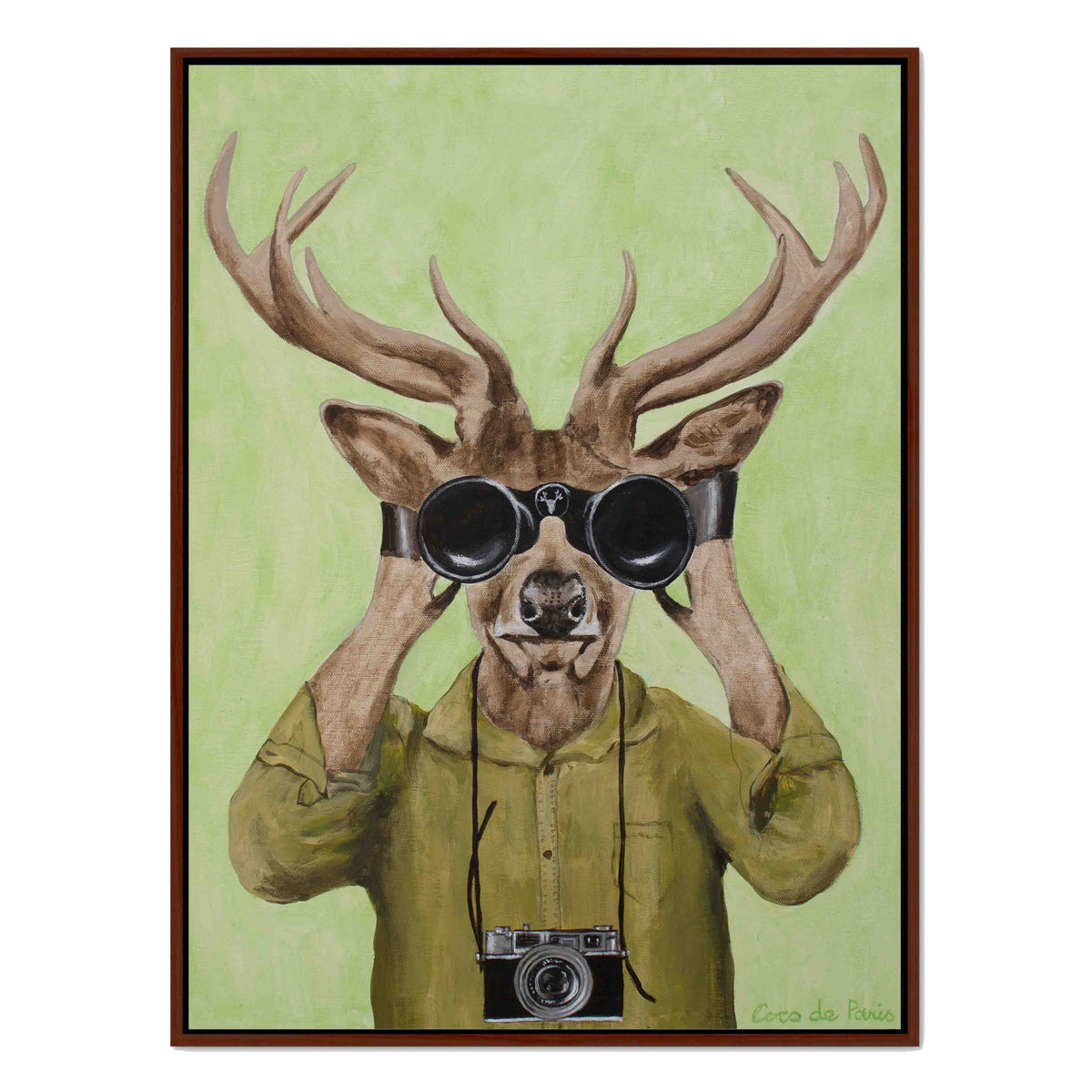Wildwood Frame Deer Canvas Wall Art — gallery image 41
