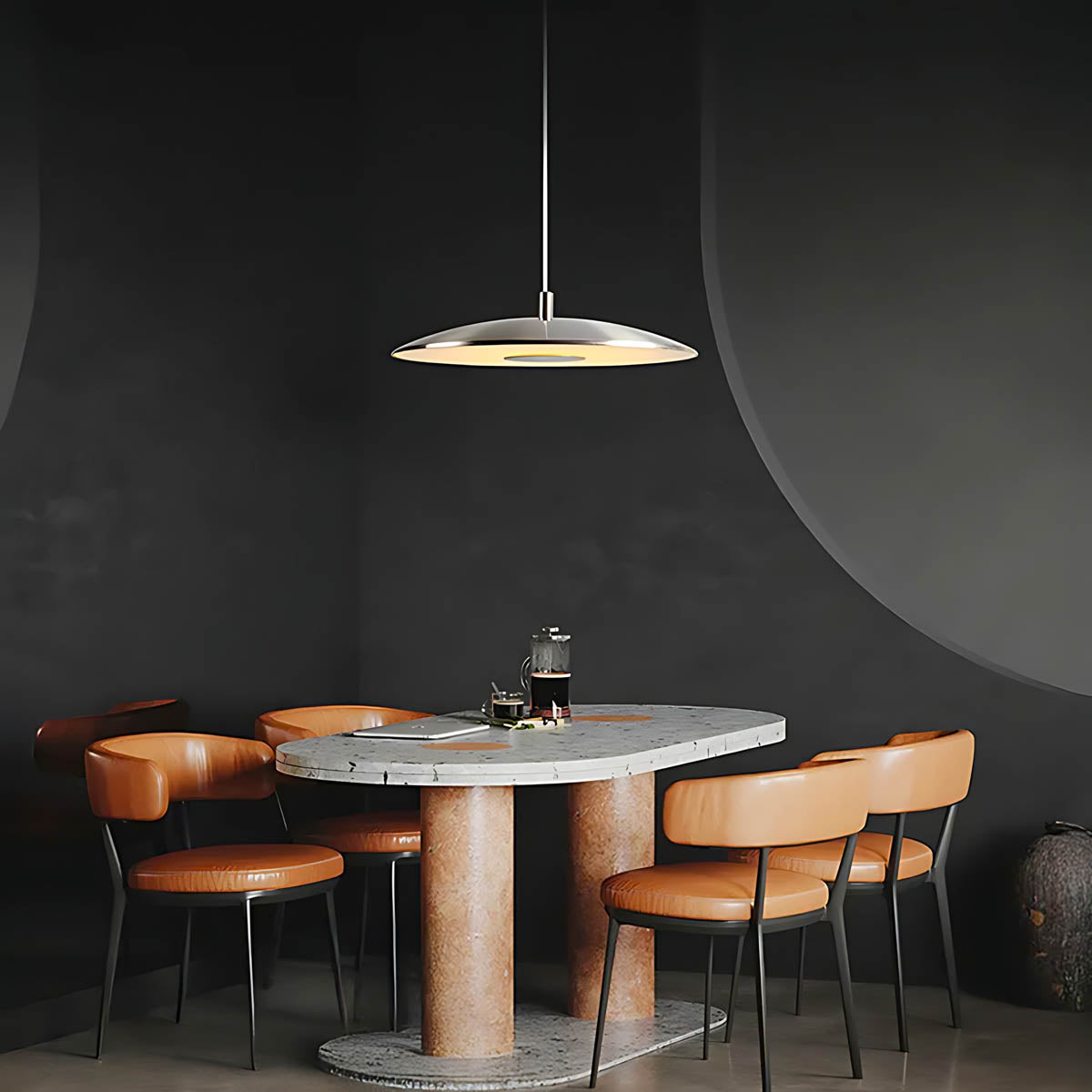 Eastmere Frame Glass Cluster Pendant Light — gallery image 4